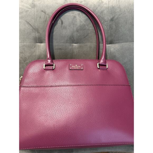 GUC Kate Spade Grove Street Wine Burgundy Handbag Shoulderbag - Picture 8 of 8